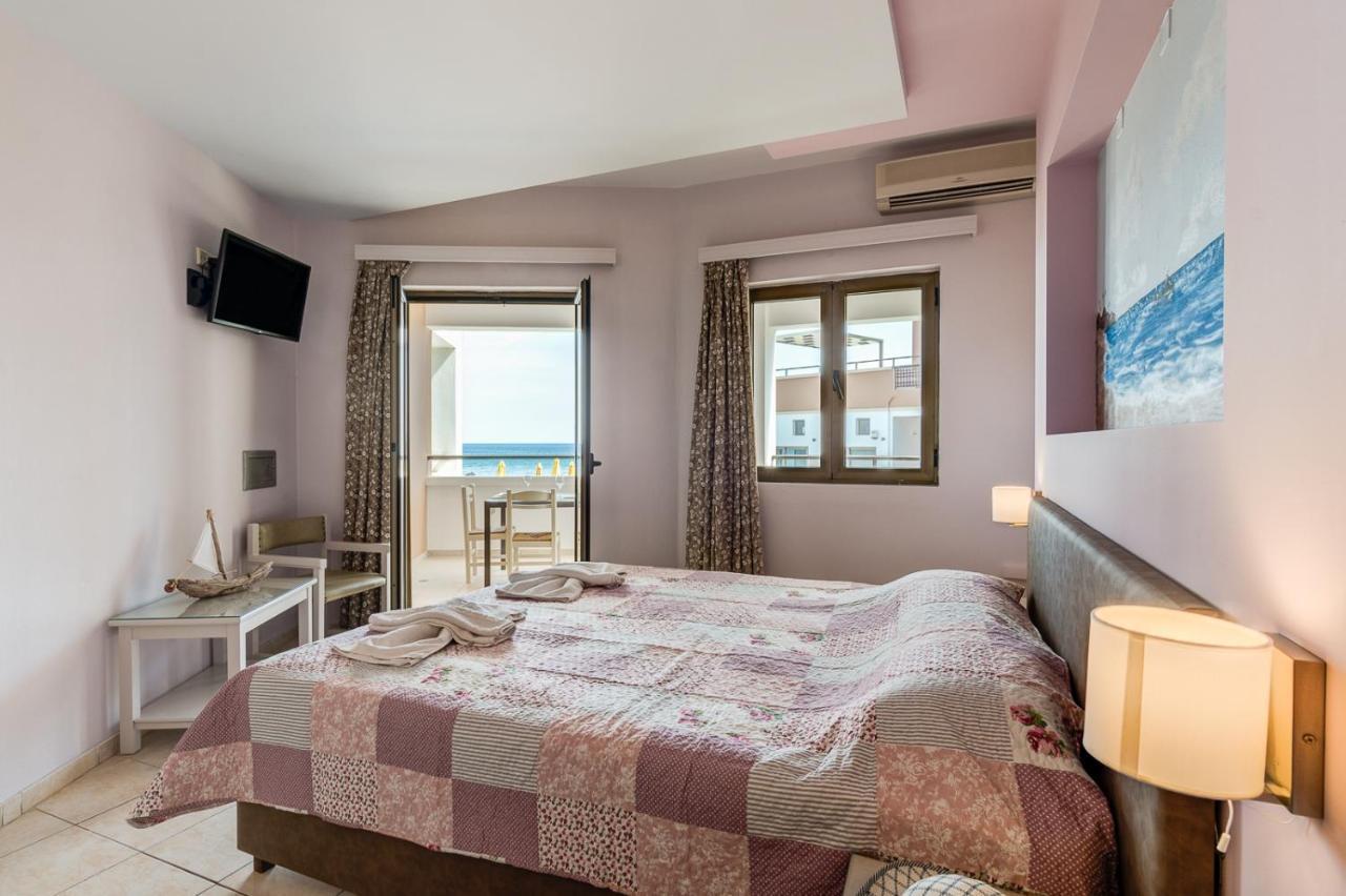 Alkionis Beach Hotel Apartments Sfáka Eksteriør billede